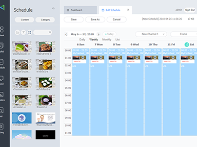 MagicInfo Scheduling